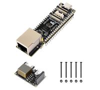 ESP32-P4 PoE Ethernet Dev Board, 100Mbps RJ45 + PoE Power, USB-C Power Option, RISC-V MCU, 32MB PSRAM + 32MB Flash, MIPI-CSI/DSI, USB 2.0 OTG HS, 40-Pin Header, TF Slot