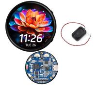 ESP32-S3 1,75" AMOLED Touch Board con custodia protettiva | ESP32-S3 DualCore 240MHz, 1,75" AMOLED 466×466 Touch, 8MB+16MB Flash, TF/GPIO/UART, 2 microfoni, IMU a 6 assi