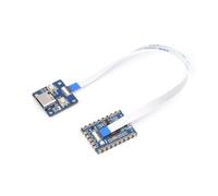 ESP32-S3 Mini Scheda di Sviluppo con Scheda Adattatore e Cavo FPC, Adotta ESP32-S3FH4R2 con Processore Dual-core, Frequenza Principale fino a 240MHz, Integra 2.4GHz Wi-Fi e Bluetooth 5
