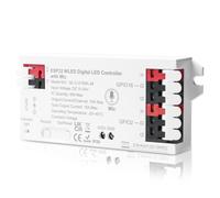 ESP32 WLED, controller digitale indirizzabile, controller WLED con microfono per NeoPixel (WS2812B, WS2811, SK6812), DC5-24V, perfetto per RGB e RGBW Digital Lights