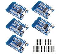 ESP8266 Scheda di Sviluppo,Mini NodeMCU WiFi ESP8266-12F CH340G WLAN Modulo con CH340G,con micro USB porta,compatibile con Arduino(5PCS)