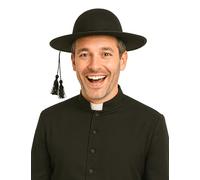 ESPA Cappello prete Adulto - Nero - Taglia Unica