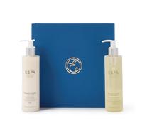 ESPA Hand Care Duo | Bergamot & Jasmine Hand Wash & Lotion Gift Set | Spa Natural Aromatherapy Duo with Essential Oils | Moisturises and Nourishes for Soft, Silky Skin