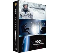 Espace - coffret 3 films : gravity + 2001 l'odyssée de l'espace + interstellar