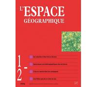 Espace géographique n° 1/2-2024