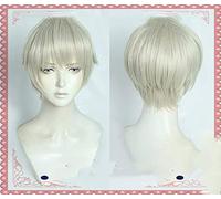 ESPADE 2022 Cos Wig Anime Jujutsu Kaisen Toge Inumaki Cosplay Grigio Corto Resistente al Calore Capelli Sintetici Parrucca del Costume di Carnevale di Halloween