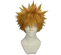 ESPADE 2022 Cos Wig Bleach Kurosaki Ichigo Pain Parrucche for Cosplay Corte for Uomo Ragazzi Parrucca for Capelli Sintetici Resistenti al Calore