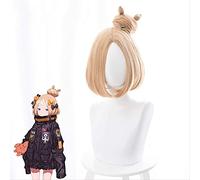 ESPADE 2022 Cos Wig FGO 3rd Anniversary Abigail Regular Dress Series Borsa for Capelli Corti Gialla Parrucca for Cosplay Piccola