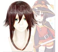 ESPADE 2022 Cos Wig KonoSuba God's Blessing on This Wonderful World Megumin Brown Fluffy Cosplay Wig