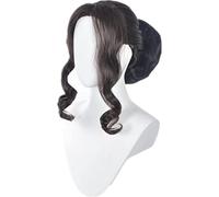 ESPADE 2022 Cos Wig Parrucca Cosplay Anime Kibutsuji Muzan 2020: Kimetsu No Yaiba Costumi Halloween Uomo Nero Capelli Corti Ricci Sintetici