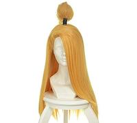 ESPADE 2022 Cos Wig Parrucca Cosplay for Capelli Sintetici Resistenti al Calore in Stile Dorato Lungo 65 cm Anime Deidara