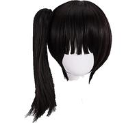 ESPADE 2022 Cos Wig Parrucca per: Kimetsu No Yaiba Tsuyuri Kanawo Tsuyuri Kanao Parrucca Cosplay Capelli Sintetici + Copricapo a Farfalla + Parrucca cap WigOnly (Color : WigOnly)