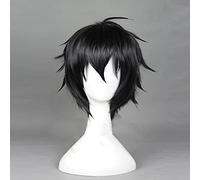ESPADE 2022 Cos Wig Seraph of The End Yuichiro Hyakuya Parrucca 30cm 11.81" Parrucche Cosplay Anime Corte Dritte + Cappuccio for Parrucca