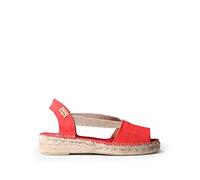 Espadrilla da Donna in Pelle - Ella Lampone, 38 EU