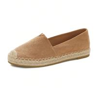 Espadrillas casual da donna con suola in corda, ideali per uscite estive e uso quotidiano Le espadrillas basse da donna, leggere e comode, con un design slip-on e una suola in corda di canapa, sono pe