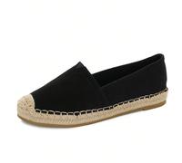 Espadrillas casual da donna con suola in corda, perfette per uscite estive e uso quotidiano Le espadrillas basse da donna, leggere e comode, con un design slip-on e una suola in corda di canapa, sono