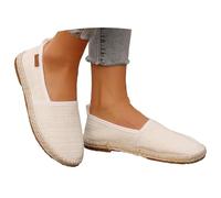 Espadrillas Casual in Canvas E Dettagli in Corda, Suola Antiscivolo Unisex Adulto,Desconocido Espadrillas Classiche in Tela con Suola in Juta Ciabatte Ortopediche Donna Estive