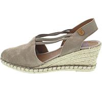 Espadrillas con Zeppa Maika Serraje Piedra