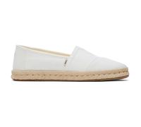 Espadrillas da donna in cotone riciclato con suola in corda Toms Alpargata Rope 2.0 Blanc 37,5