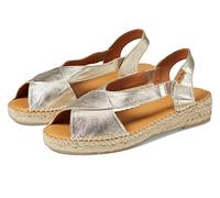Espadrillas da Donna in Pelle - Elda - Platino, 38 EU