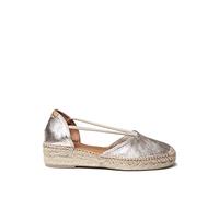 Espadrillas da Donna in Pelle - ERLA - Platino, 38 EU
