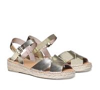 Espadrillas da Donna in Pelle - Esther - Platino, 39 EU