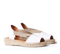 Espadrillas da Donna in Pelle - Etna - Bianco, 41 EU