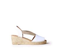 Toni Pons Teide-p Esparto Wedge Sandals Bianco EU 37 Donna