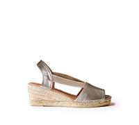 Toni Pons Teide-p Esparto Wedge Sandals Argento EU 37 Donna