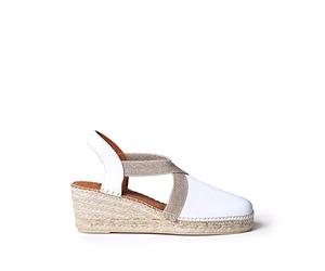 Espadrillas da Donna in Pelle - TOSSA - Bianco, 38 EU