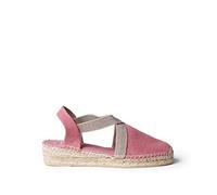 Espadrillas da donna in tessuto di cotone - VERDI-V - Blush, 36 EU