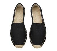 Espadrillas da uomo classiche casual in tela, senza lacci, scarpe piatte extra larghe, scarpe da barca basse estive, comode da camminare, scarpe da ginnastica antiscivolo, scarpe da ginnastica leggere