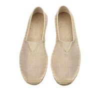 Espadrillas da uomo classiche casual in tela, senza lacci, scarpe piatte extra larghe, scarpe da barca basse estive, comode da camminare, scarpe da ginnastica antiscivolo, scarpe da ginnastica leggere