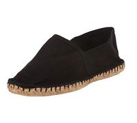 Espadrillas estive, colore Nero, con suola in gomma, Unisex, SL1402, nero (nero (nero)), 41 EU