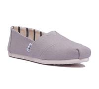 Espadrillas In Canvas Grigio Toms Classic Per Donna Taglia EU 36-42