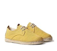 Espadrillas Stringate da Uomo in Tessuto di Cotone - Dixon - Giallo, 43 EU