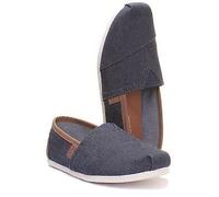 Espadrillas Toms Classiche Blu In Tela Slip On Per Donna In Navy UK 3 - 8