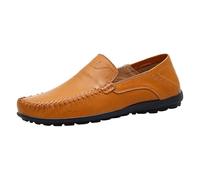 Espadrille Compensee - Sneakers da donna in pelle da ginnastica, di grandi dimensioni, per attività all'aperto, sneakers casual, scarpe slip-ins-grand entry scarpe da ginnastica basse, giallo, 46 EU