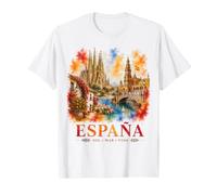 Espana Cultura Spagnola Viaggi Mediterraneo Maglietta