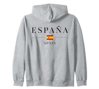 España Minimalista E Spagna Felpa con Cappuccio