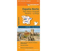 España Norte, País Vasco/ Euskadi, Navarra - La Rioja 11573: Wegenkaart Schaal 1 : 250.000