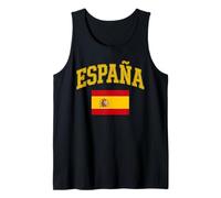 Espana Testo Bandiera Spagnola Canotta