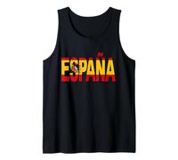 Espana Testo con Bandiera Spagnola Canotta