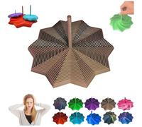 Espandi La Frustrazione Sensoriale a Forma Di Stella, Giocattoli Antistress a Forma Di Stella Esagonale 3D per Alleviare Lo Stress, Cubi Sensoriali Antistress per Bambini (Brown, M)