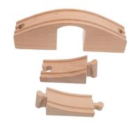 Espansione Binari Treni in Legno: Pezzi Di Binari in Legno, Ponti E Tunnel, Accessori Compatibili Con I Treni Giocattolo Ferroviari.