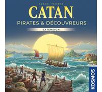 Espansione Catan Pirati & Scopritori Kosmos Refresh 2025 - 5 scenari, 2-4 giocatori, 12+ - Blu e giallo - Nouvo