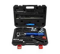 Espansione idraulica e kit di strumenti a doppia svasatura Espansore for tubo in rame HVAC morbido da 1/4" a 3/8" Strumento for la riparazione della svasatura del freno