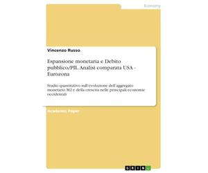 Espansione monetaria e Debito pubblico/PIL. Analisi comparata USA - Eurozona: Studio quantitativo sull'evoluzione dell'aggregato monetario M2 e della crescita nelle principali economie occidentali