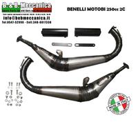 ESPANSIONI MARMITTE SCARICO RACING MOTO GUZZI BENELLI MOTOBI 250 2C 2 TEMPI (...