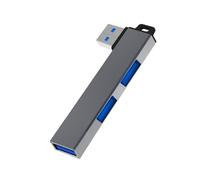 Espansore dei hub della lega di alluminio USB3.0 con la porta 3USB per il trasferimento di dati stabile dei dispositivi della finestra Linux e degli androidi